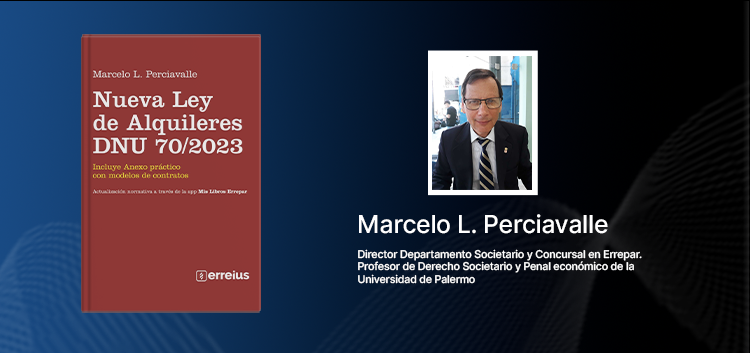 El Dr. Marcelo Perciavalle presenta su nuevo libro